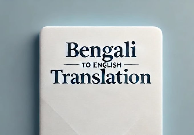 Gig Preview - Translate bangla to english for immigration and legal documents