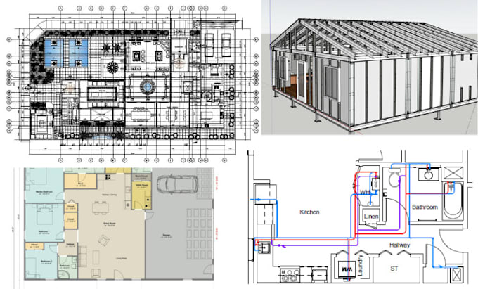 Gig Preview - Do  structural design of steel,  wood structure, patio,  deck, trusses, framing