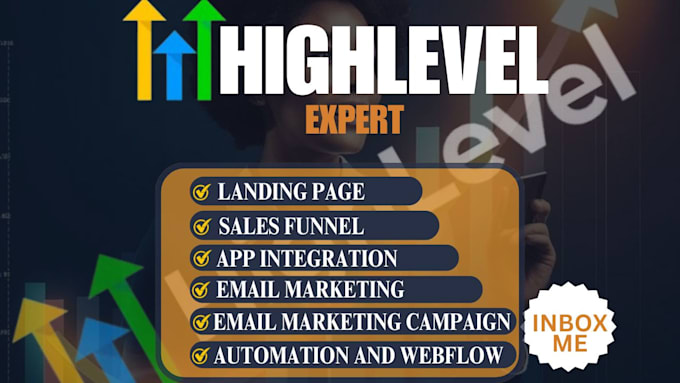 Gig Preview - Setup high converting funnels with gohighlevel and clickfunnels automation