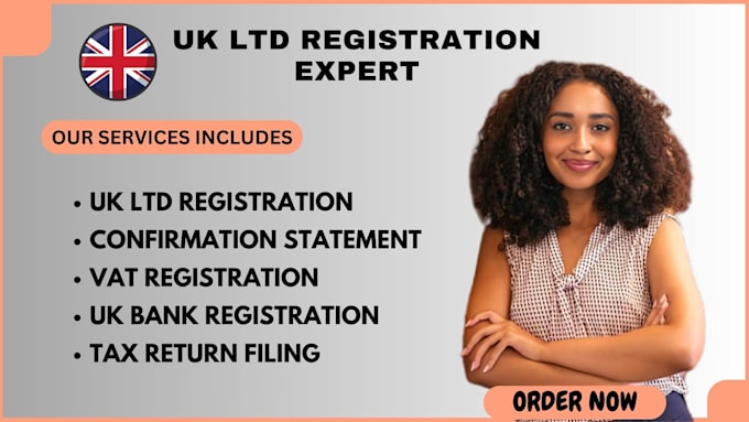 Bestseller - register uk ltd ,do bank registration, uk vat filling , tax return