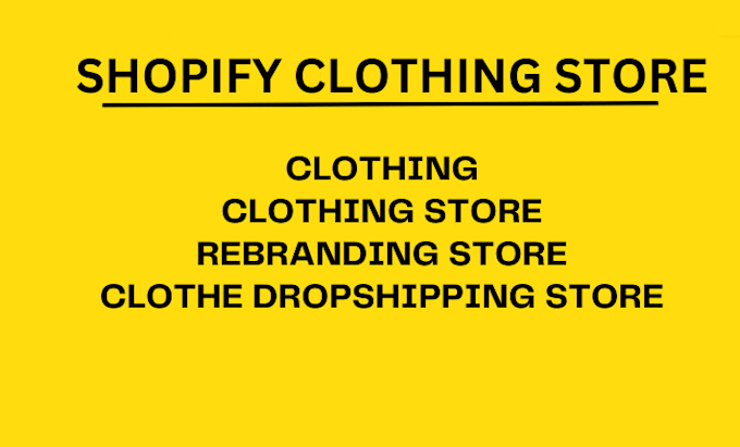 Bestseller - create shopify store, shopify store setup