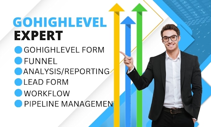 Gig Preview - Setup gohighlevel form analysis and reporting pipeline funnel workflow lead form