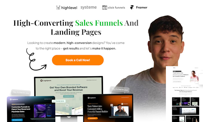 Gig Preview - Ultimate sales funnels in go high level and clickfunnels