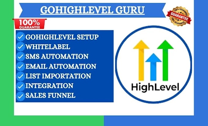 Gig Preview - Setup gohighlevel whitelabel sms automation email automation analytics reporting