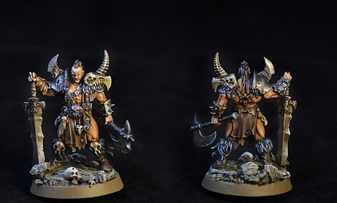 Gig Preview - Paint warhammer 40k,warhammer aos,wargaming miniature,3d sculpting,age of sigmar