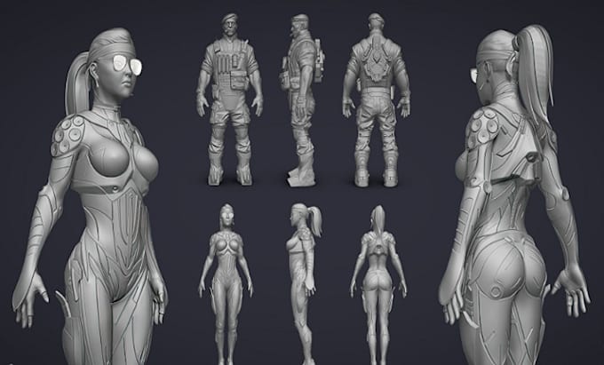 Bestseller - sculpt 3d character model, toy, miniatures and action figures  for 3d printing