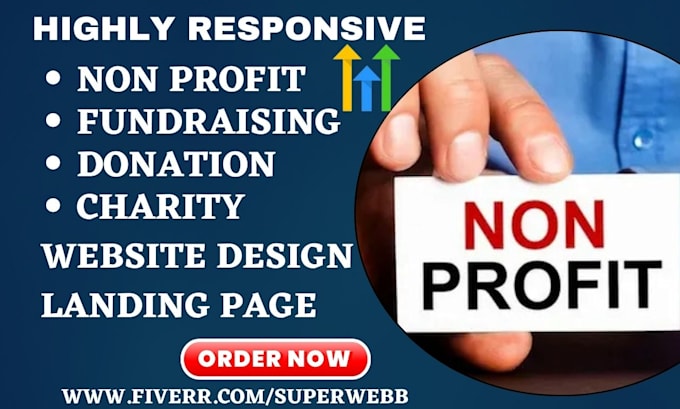 Gig Preview - Design gohighlevel non profit political donation ngo ghl charity website