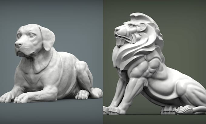 Gig Preview - Sculpture 3d character modeling, 3d model for print, game character funko