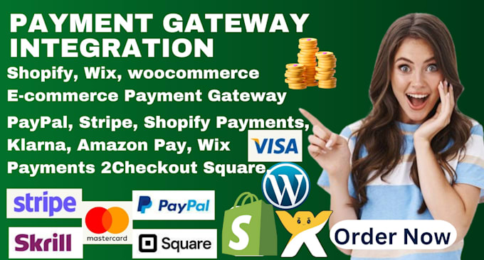 Bestseller - payment gateway integration for woocommerce shopify wordpress secure payment