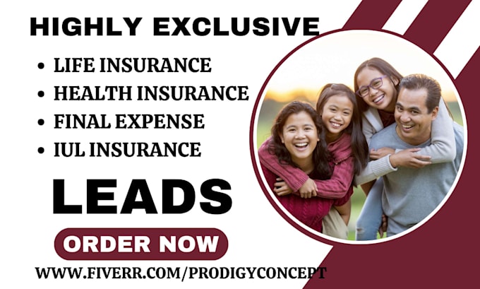 Bestseller - generate life insurance health insurance homecare final expense medicare leads