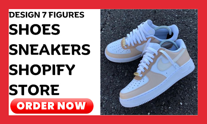 Bestseller - design shoe sneaker shopify store footwear dropshipping website