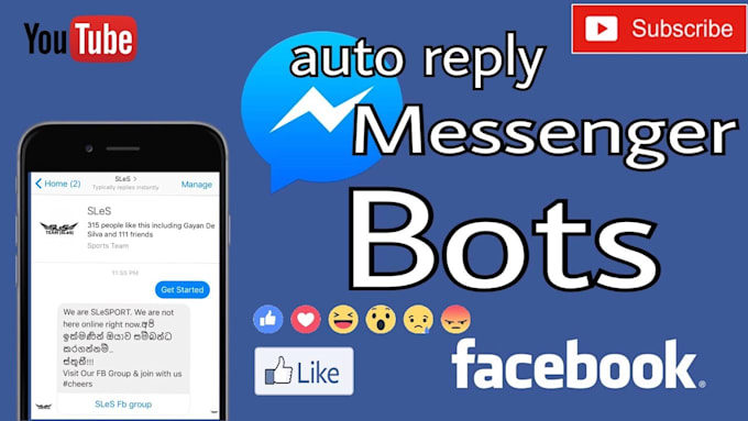 Gig Preview - Create automation facebook messenger bot, ai chatbot, auto reply bot