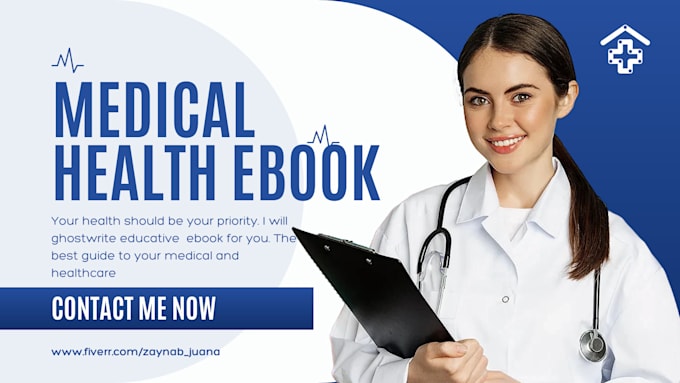 Gig Preview - Write health, fitness and medical ebook and book, ebook writer and ghostwriter