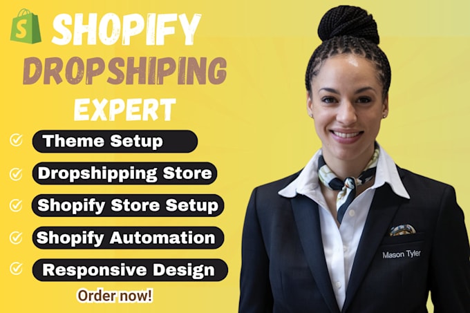 Gig Preview - Create high profit shopify dropshipping store with automated systems