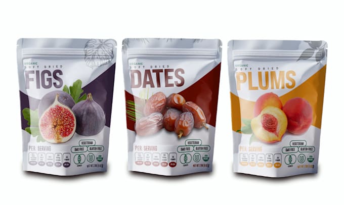 Gig Preview - Do pouch design, product label design, food packaging design