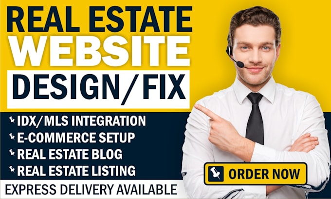 Gig Preview - Build real estate website idx website idx realtor website do idx mls integration