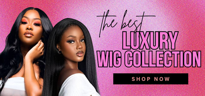 Gig Preview - Hair extension shopify store hair website wig beauty website dropshipping store