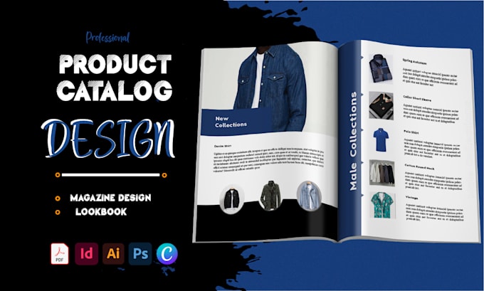 Gig Preview - Design product catalogue, magazine design, sell sheet, lookbook, catalog booklet