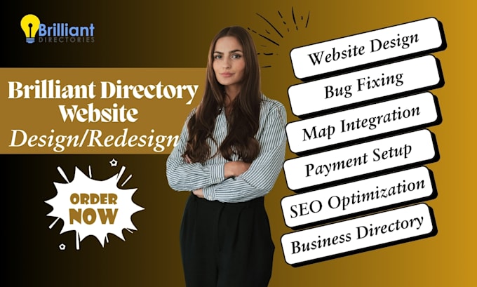 Gig Preview - Brilliant directory website business directory website directory website