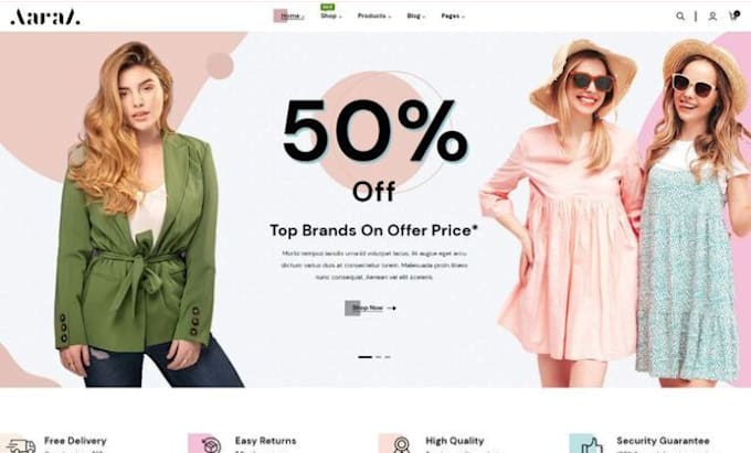 Gig Preview - Create a clothing shopify store wix website dropshipping website shopify store