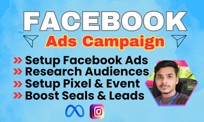 Gig Preview - Setup and manage fb, ig ads campaign for leads and sales