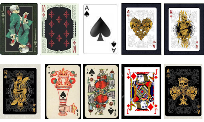 Gig Preview - Design custom playing card, poker, magician card and playmat for card game