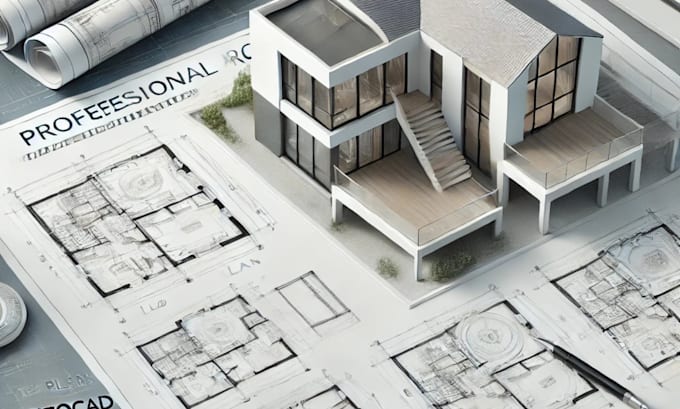 Gig Preview - Do 2d rendering interior exterior design floorplan autocad architectural service