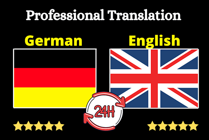 Gig Preview - Translate your text from german to english and vice versa