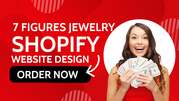 Gig Preview - Build 7 figures jewelry shopify store website shopify jewelry store for you