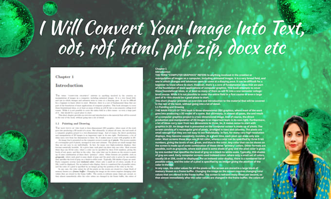 Gig Preview - Convert images into editable text, pdf, zip etc