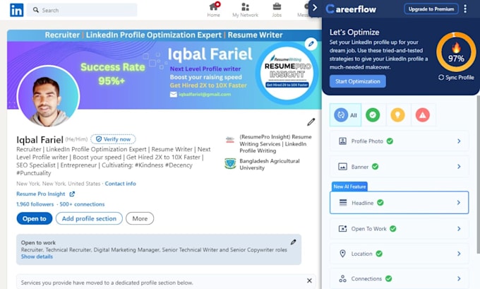 Bestseller - do linkedin profile optimization services for recruitment