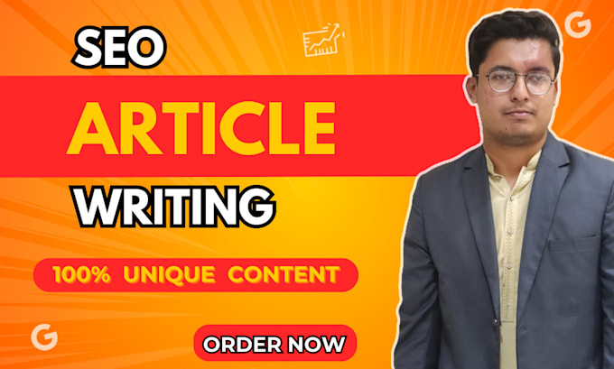 Gig Preview - Do SEO article writing, content writing and blog post writing