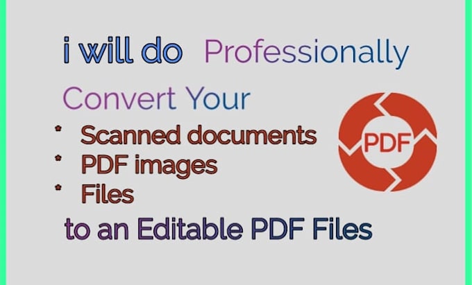 Bestseller - scanned document, photo, or PDF file to editable format