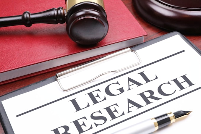 Gig Preview - Conduct indepth legal research on any topic