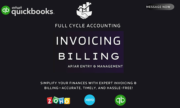 Gig Preview - Enter bills and invoices in the accounting software