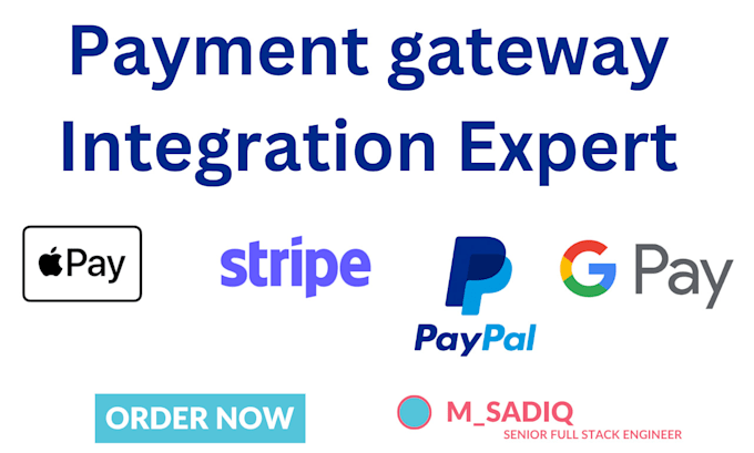 Gig Preview - Integrate payment gateway like stripe and paypal into your website