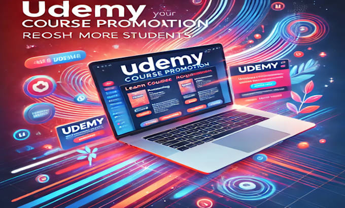 Gig Preview - Promote udemy course online, udemy course promotion sales