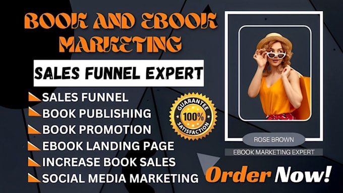 Gig Preview - Do ebook marketing sales funnel, amazon KDP book publishing, and book promotion