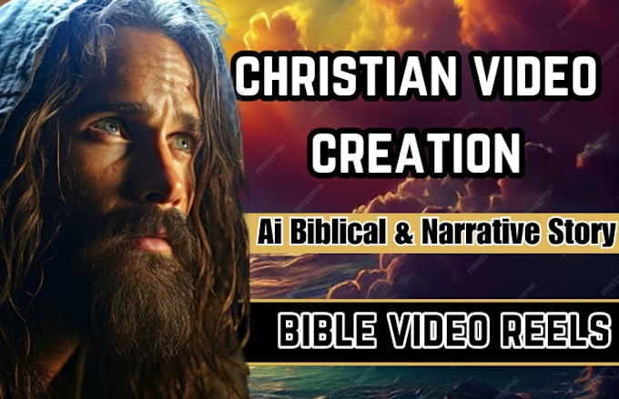 Gig Preview - Create captivating biblical story video and christian ai video