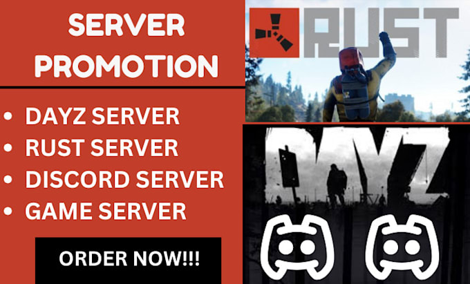 Bestseller - do organic promotion for released and unreleased rust server dayz server game