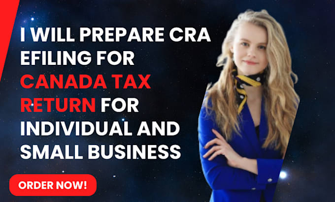 Gig Preview - Prepare cra efiling for canada, tax return for individual and small business