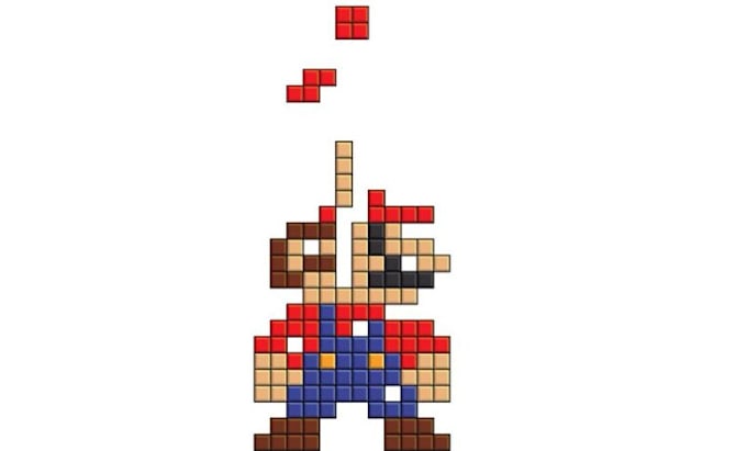 Gig Preview - Create mario run pixel art animation character and intro