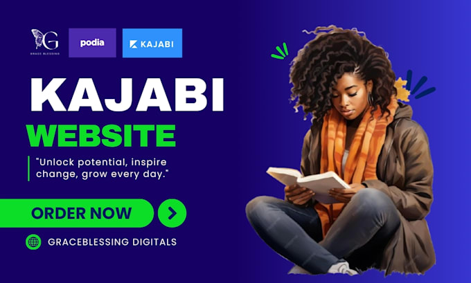 Gig Preview - Kajabi landing page kajabi sales funnel kajabi website podia thinkific website