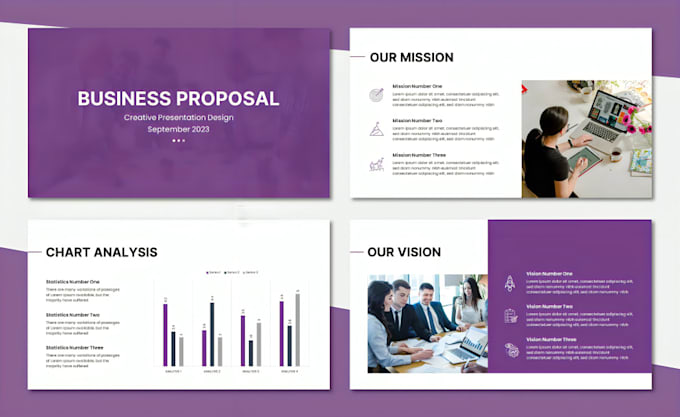 Gig Preview - Design powerpoint slides redesign, keyote, canva presentation and pitch deck