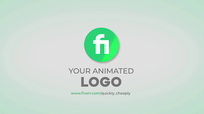 Gig Preview - Animate logo for you