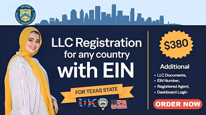 Bestseller - get your ein, government contract, llc registration, 501c3, itin, llc formation