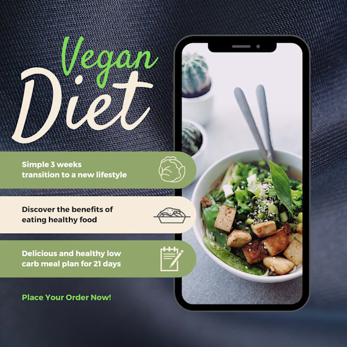 Gig Preview - Design a vegan diet plan