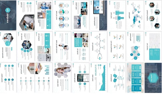 Gig Preview - Design a responsive medical and healthcare powerpoint presentation design