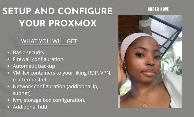 Gig Preview - Help you setup and configure and setup your proxmox