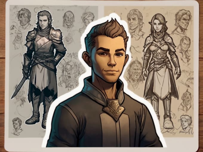 Bestseller - make dnd character illustration for you in fantasy way